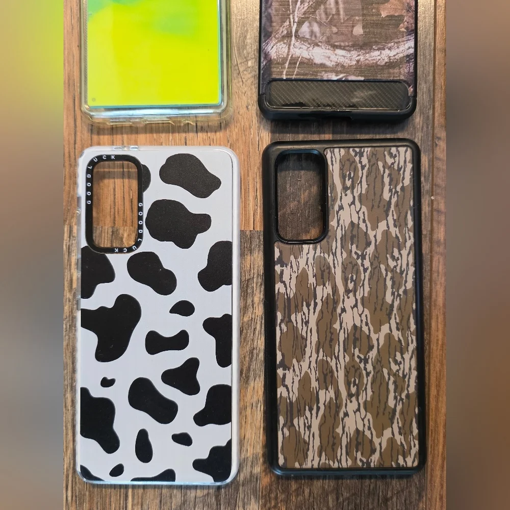 Samsung Galaxy S20FE Phone Cases American Flag Camo Hunting Fishing Country Cow